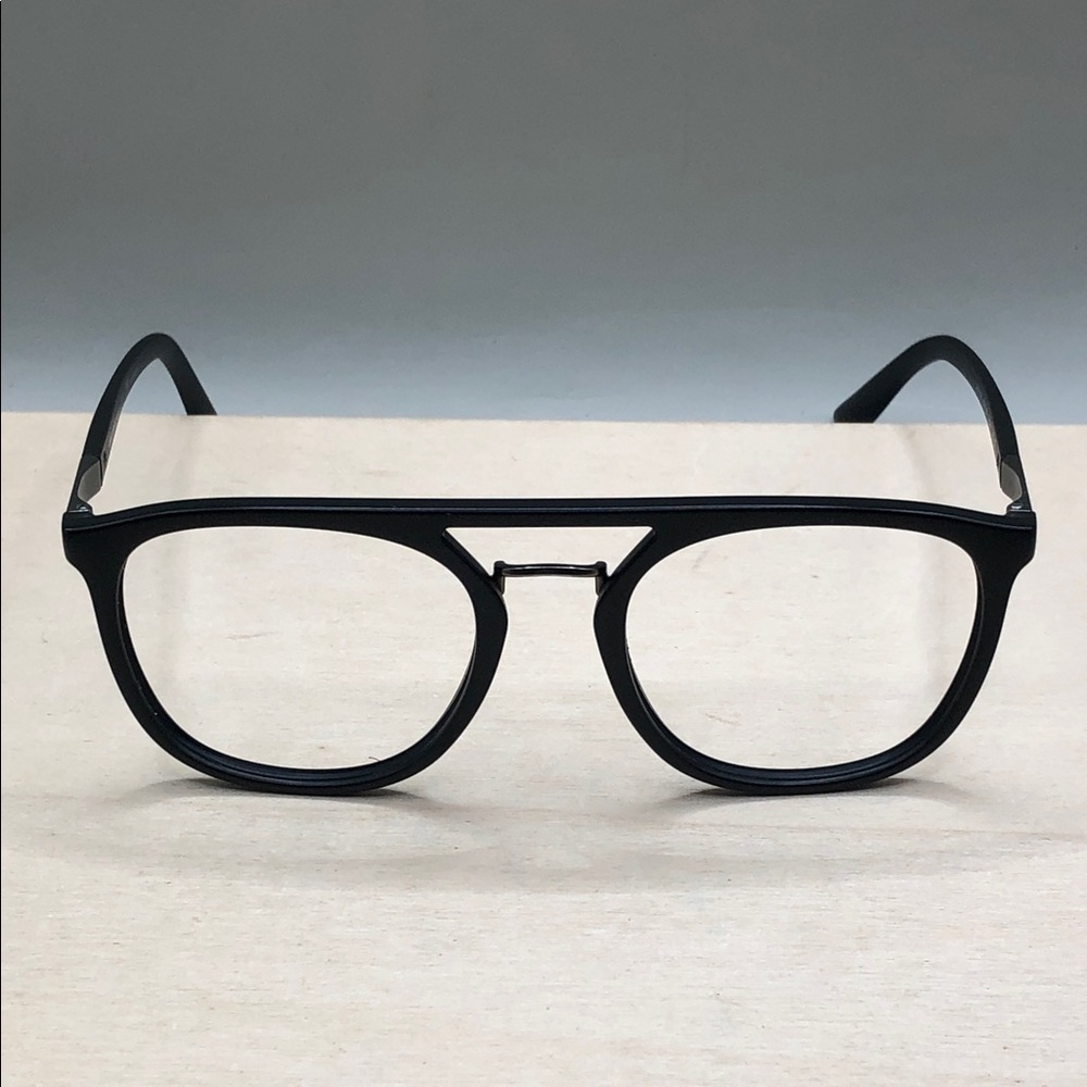 Giorgio Armani AR 8118 53-20-145  Matte Black FRAMES ONLY Pilot style